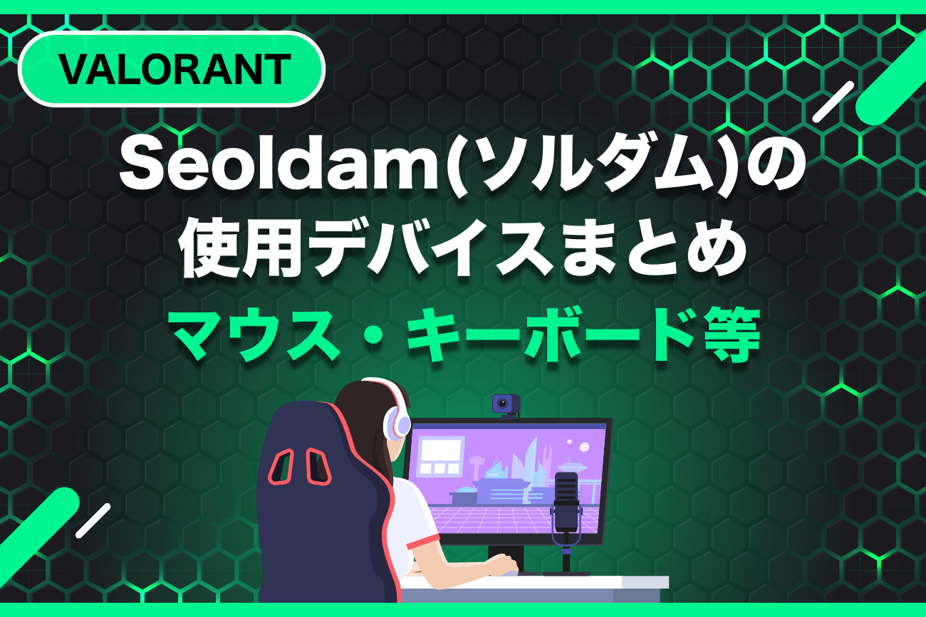 Seoldam(ソルダム)の使用デバイスを紹介【マウス・キーボード】