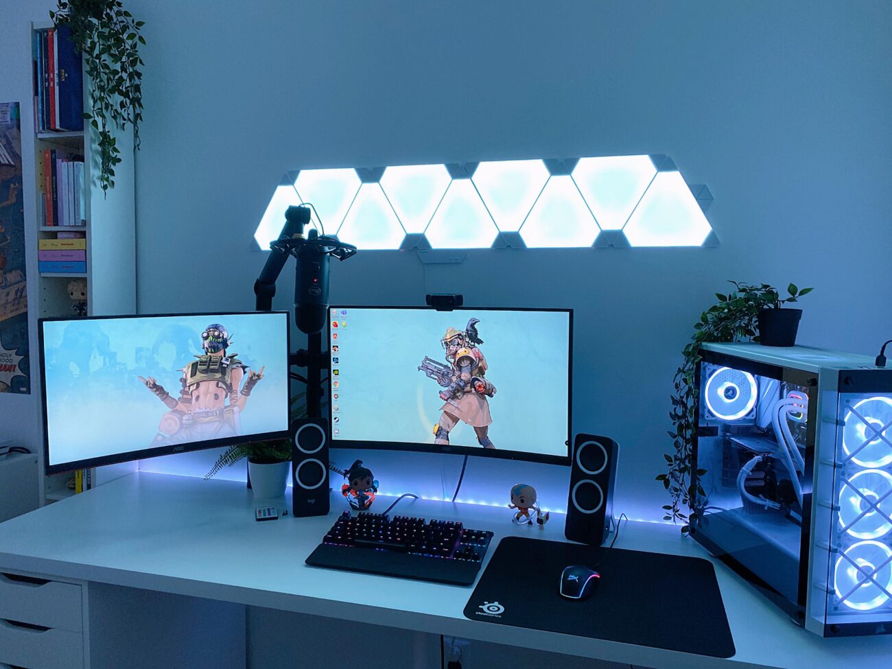 白色のゲーム部屋の実例
